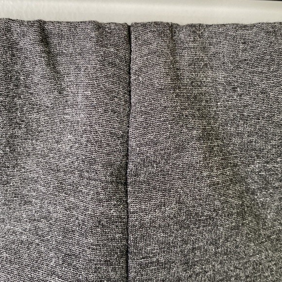 J Jill Ponte Slim Leg Gray Pant Knit Pullon Charcoal Gray Side Slit Size S Tall - Picture 7 of 16